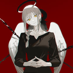 This is a pixiv picture whose title is 悪魔.