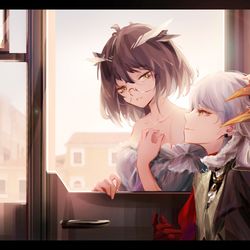 This is a pixiv picture whose title is 骑士塞雷娅.