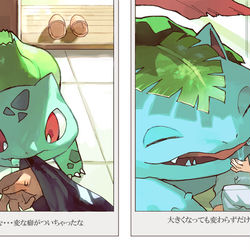 This is a pixiv picture whose title is ポケモンと！.