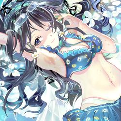 This is a pixiv picture whose title is 水峰.