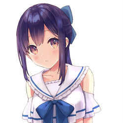 This is a pixiv picture whose title is セーラー水着.