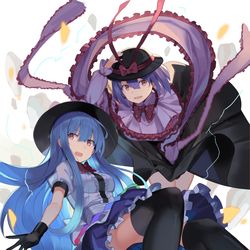This is a pixiv picture whose title is 天上人.