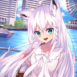 This is a pixiv picture whose title is 白上フブキちゃん.