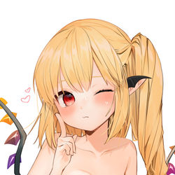 This is a pixiv picture whose title is 水着フランちゃん.
