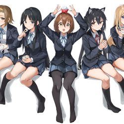 This is a pixiv picture whose title is 放課後ティータイム☕️.
