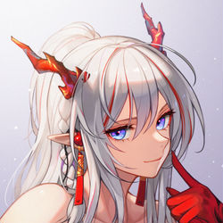 This is a pixiv picture whose title is ニアン.
