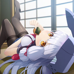 This is a pixiv picture whose title is だらくも.