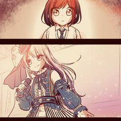 This is a pixiv picture whose title is ばいばい 負けず嫌い.