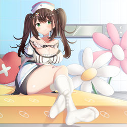 This is a pixiv picture whose title is 花守へるし.
