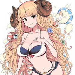 This is a pixiv picture whose title is 水着アニラ.