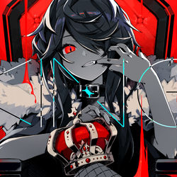 This is a pixiv picture whose title is KING.