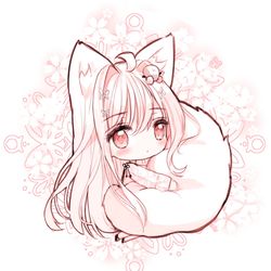 This is a pixiv picture whose title is もふ。.