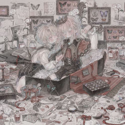 This is a pixiv picture whose title is 再誕.