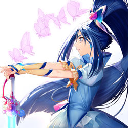 This is a pixiv picture whose title is キュアアクア.