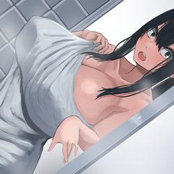 This is a pixiv picture whose title is 四白眼のメイドさん.