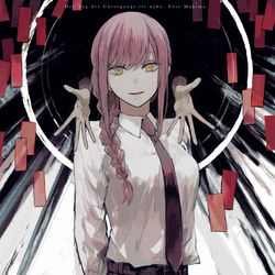 This is a pixiv picture whose title is マキマ.