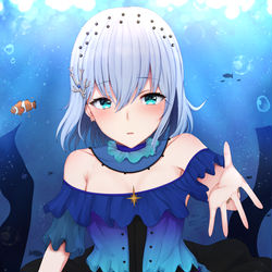 This is a pixiv picture whose title is 深海少女.
