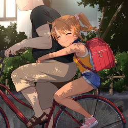 This is a pixiv picture whose title is 見えない所で普段は見せない顔をする女の子.