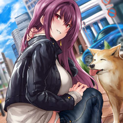 This is a pixiv picture whose title is 「こいつ、君に似てないか？」.