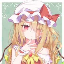 This is a pixiv picture whose title is ふわふわロングフランちゃん.