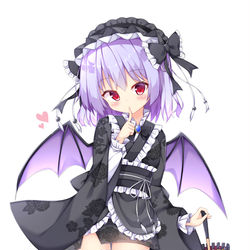 This is a pixiv picture whose title is ゴスロリ和服レミリア.