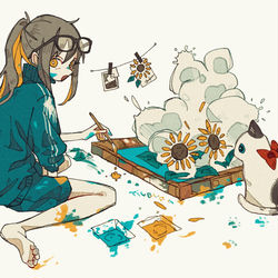 This is a pixiv picture whose title is 思い出の.