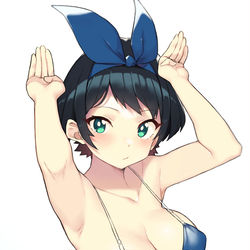 This is a pixiv picture whose title is 更科瑠夏.
