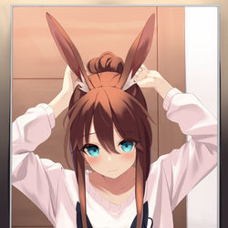 This is a pixiv picture whose title is Amiya 4.