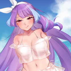 This is a pixiv picture whose title is こういう水着が流行ってほしい.