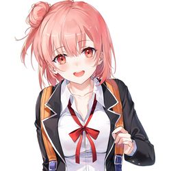 This is a pixiv picture whose title is 由比ヶ浜結衣.