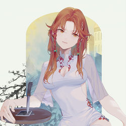 This is a pixiv picture whose title is MEILING.