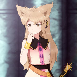 This is a pixiv picture whose title is ロング神子.