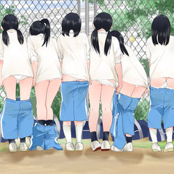 This is a pixiv picture whose title is 今月の尻.