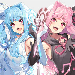 This is a pixiv picture whose title is Synthesizer V 琴葉 茜・葵.