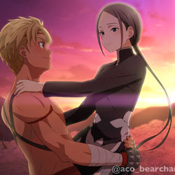 This is a pixiv picture whose title is イスカーンとシェータ.