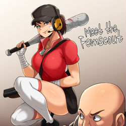 This is a pixiv picture whose title is Meet the Femscout.