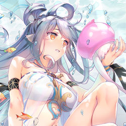 This is a pixiv picture whose title is うたかたの憩い.