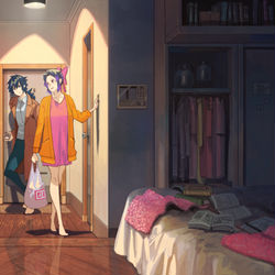 This is a pixiv picture whose title is Love Nest ♡.
