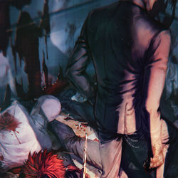 This is a pixiv picture whose title is 下班.