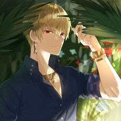This is a pixiv picture whose title is Summer Gilgamesh.