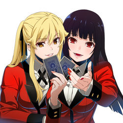 This is a pixiv picture whose title is 夢子と芽亜里.