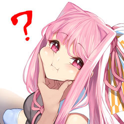 This is a pixiv picture whose title is 頬ねちゃん.