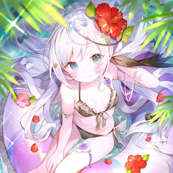 This is a pixiv picture whose title is きらめく海と.