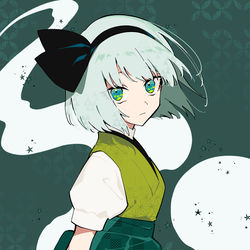 This is a pixiv picture whose title is 和妖夢.