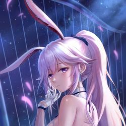 This is a pixiv picture whose title is 冰海琴音.