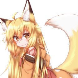 This is a pixiv picture whose title is 狐をえがく.