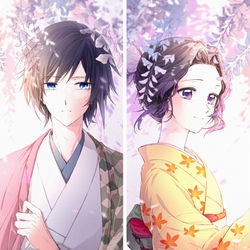 This is a pixiv picture whose title is 見舞い.