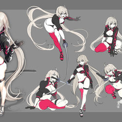This is a pixiv picture whose title is 邪ンヌさま.