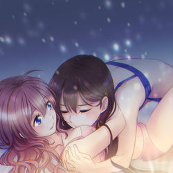This is a pixiv picture whose title is ワンルーム天体観測.