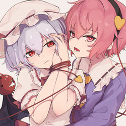 This is a pixiv picture whose title is 耳が弱いレミリア.